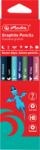 Herlitz Creion grafit HB Zile Saptamana, colorat, mina 2.2mm, set 7, Herlitz HZ9498400