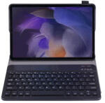 Samsung X200, X205 Galaxy Tab A8 10.5 2021 bluetooth billentyűzetes, kemény borítós fliptok, fekete