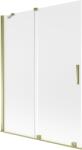 Mexen Velar 2-szárnyú toló kádparaván 130 x 150 cm, matt, arany - 896-130-000-31-50