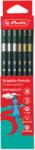 Herlitz Creion grafit 2B, mina 2.4 mm, set 12, Herlitz HZ9498610