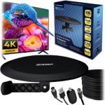 Berdsen Antenna DVB-T2 Berdsen cu Amplificator 28 dB, 80 km, Neagra (12322584)
