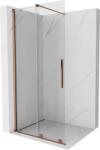 Mexen Velar Tolózuhanyfal Walk-in 85 x 200 cm, átlátszó 8 mm, rózsaszín arany - 871-085-000-03-60