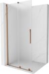 Mexen Velar toló zuhanyfal Walk-in 120 x 200 cm, matt üveg 8 mm, rózsaarany - 871-120-000-33-60