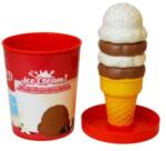 Casdon Set de înghețată cu pâlnie pentru joacă - vanilie-ciocolată Bucatarie copii