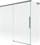 Mexen Rox L kádparaván 2-részes tolóajtó 160 + 75 x 150 cm, átlátszó, gunmetal - 8C9L-160-075-95-00