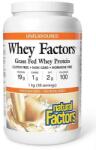 Natural Factors Whey Factors Grass Fed Whey Protein, 1 kg, Natural Factors