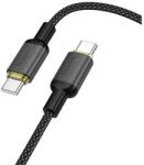hoco. Cablu de date HOCO X128 Type-C - Type-C, 100 cm, NEGRU X128_C_C (X128_C_C)