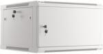 Lanberg 19" 12U 600x450 szürke rack szekrény (WF01-6412-00S) (WF01-6412-00S)