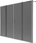 Mexen Velar Duo kádparaván 2-szárnyú toló 170 x 150 cm, grafit, gun metal - 896-170-000-42-95