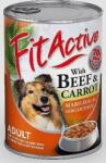 FitActive adult kutyakonzerv marhával és sárgarépával (12 x 1250 g) 15kg