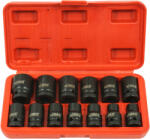 VERKE Set de tuburi scurte de impact 1/2" 10-24mm 13buc 66324 (V39461) Set capete bit, chei tubulare