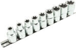 VERKE Set de tuburi torx 1/2" E10-E24 9buc 66311 (V39112) Set capete bit, chei tubulare