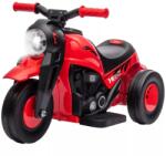 AIYAPLAY elektromos gyerekmotor, 6 V-os zenés gyerekmotor, 2, 5-3 km/h sebességgel fúj, 2-5 éves, piros