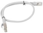 Lanberg Patch cord Cat. 6 UTP 0, 5 m, Gri (PCU6-10CC-0050-S)