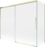Mexen Rox 2-szárnyas, toló kádparaván 190 + 90 x 150 cm, átlátszó, arany - 8C9-190-090-50-00