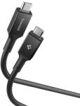 Spigen Essential EB24012CC USB-C / USB-C 240W 120cm kábel - fekete