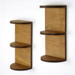  Hanah Home Wall Shelf Walnut Raf259 (792EVL9060)