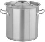 TOYA Oala cu capac Yato YG-00012, Inox, 25 x 25 cm, 12 l, Argintiu (YG-00012)