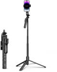 Orico SPM175 szelfibot, 1/4" -os állvány telefonkamerához, 360 fokos forgatással, Bluetooth 5.2-vel - fekete