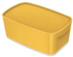 Leitz Cutie de depozitare Leitz MyBox cu capac, mărimea S, galben cald