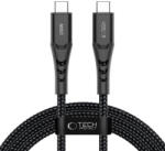 Tech-Protect Ultraboost UB11T USB-C / USB-C PD 100W / QC3.0 kábel 200 cm - fekete