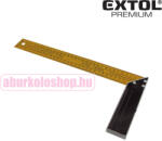 EXTOL asztalos derékszög 350 × 160 mm festett alumínium mm beosztással (3324)