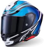 Alpinestars Cască integrală de motocicletă Alpinestars S-R7 Zeal negru-albastru-roz fluo-alb (AIM140-2861)