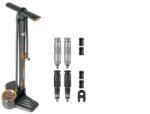 SKS Germany Airkompressor Clik Tec 10.0 acél műhelypumpa, Clik Valve szelepátalakító szett, SCV, 10 bar, fekete-narancssárga