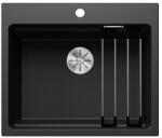 BLANCO Etagon 6 silgranit mosogatótálca 60x51x23, 2 cm, fekete, tartozékokkal, excenter nélkül (BL-525890)