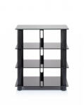 NorStone Epur 4 hifi állvány, fekete Fekete (723019)