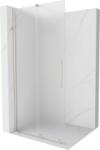 Mexen Velar Walk-in tolózuhanyfal 110 x 200 cm, deres 8 mm, szálcsiszolt nikkel - 871-110-000-33-97