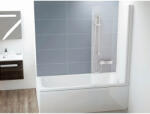 RAVAK CVS1-80 jobb kádparaván matt fehér + transparent 7QR40E00Z1 (7QR40E00Z1)