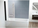 RAVAK CVS1 80 bal kádparaván fekete + transparent 7QL40300Z1 (7QL40300Z1)