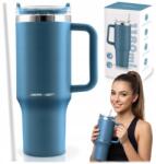 Berdsen Vákuumos termosz bögre szívószállal 1180 ml Berdsen sötétkék (378801)