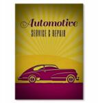SteelPoster Fém poszter Automotive service Tábla Tepsi 22 x 31 cm +ajándék (plakat dekoracyjny, metalowa tablica, szyld)