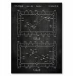 SteelPoster Fém poszter Billiard table Slate Tábla 30 x 42 cm +ajándék (plakat dekoracyjny, metalowa tablica, szyld)