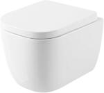 Rea Cubik Mini, fali WC-csésze, tornádó öblítéssel, fényes fehér, REA-C6539 (REA-C6539)