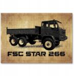 SteelPoster Fsc Star 266 fém poszter Tábla 30 x 42 cm +ajándék (plakat dekoracyjny, metalowa tablica, szyld)