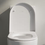 Laufen Pro X levehető Duroplast WC ülőke Soft Close mechanizmussal és króm zsanérokkal, fehér H8918630000001 (H8918630000001)