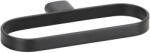 Bemeta Organic Black fali törölközőtartó 220x20x112 mm, fekete 167104060 (167104060)
