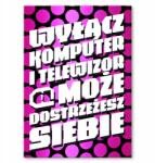 SteelPoster Fém poszter kikapcsolható számítógép Tábla Tepsi 22 x 31 cm +ajándék (plakat dekoracyjny, metalowa tablica, szyld)