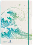 Herlitz GREENline Hullám my. book flex A4 40 kockás + 40 vonalas lapos füzet (50033645)
