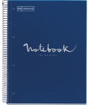 Miquelrius Emotions A4 PP 5x24 lapos navy kockás spirálfüzet (A152387121) - tintasziget
