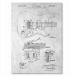 SteelPoster Fém poszter Guitar tremolo Stone Tábla Tepsi 22 x 31 cm +ajándék (plakat dekoracyjny, metalowa tablica, szyld)