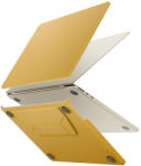 Uniq Lyden Versa Apple Macbook Air 13 M2-M5 2023-2026 tok kitámasztóval, sárga (UNIQ-MA13(M5)-LYDVERCYEL) - tok-shop