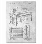 SteelPoster Fém poszter Piano construction Stone Tábla Tepsi 22 x 31 cm +ajándék (plakat dekoracyjny, metalowa tablica, szyld)