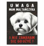 SteelPoster Fém poszter máltai Tábla 30 x 42 cm +ajándék (plakat dekoracyjny, metalowa tablica, szyld)