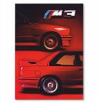 SteelPoster Fém poszter Bmw M3 Tábla lemez 42 x 59, 4 cm +ajándék (plakat dekoracyjny, metalowa tablica, szyld)