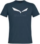 Salewa Мъжка спортна тениска Salewa Solidlogo Dry T-Shirt Sport shirt - Blueberry - размер 52 (216-2734-1215)