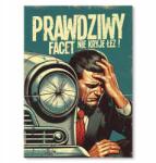 SteelPoster Fém poszter valódi férfi Tábla Tepsi 22 x 31 cm +ajándék (plakat dekoracyjny, metalowa tablica, szyld)